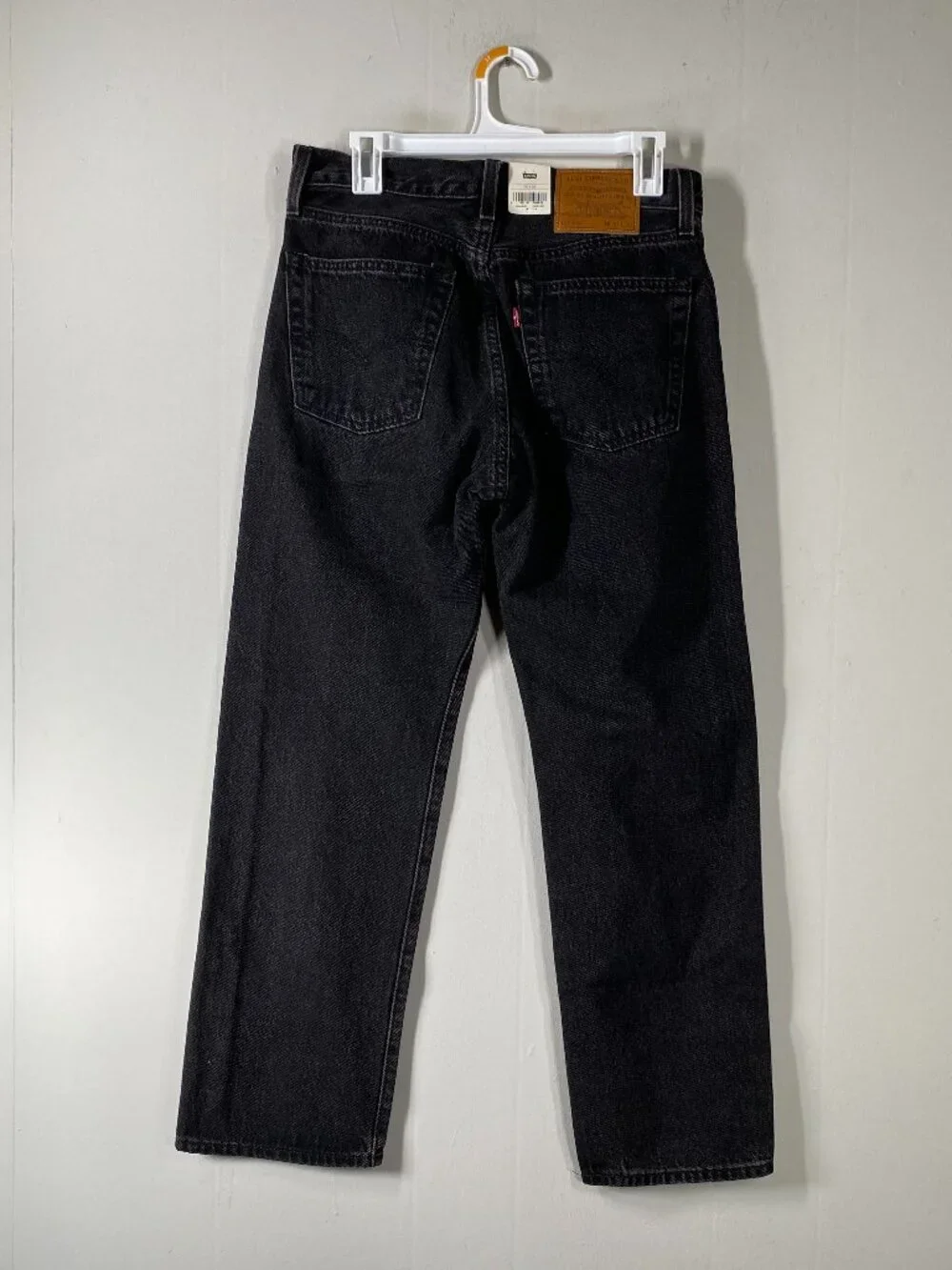 Levi's Premium 555 Relaxed Straight Denim Jeans Men's 30 x 30 Mid Rise Black NWT